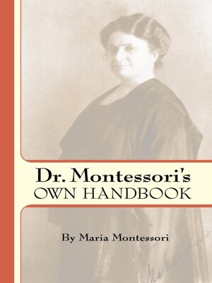 cover image of Dr. Montessori's Own Handbook